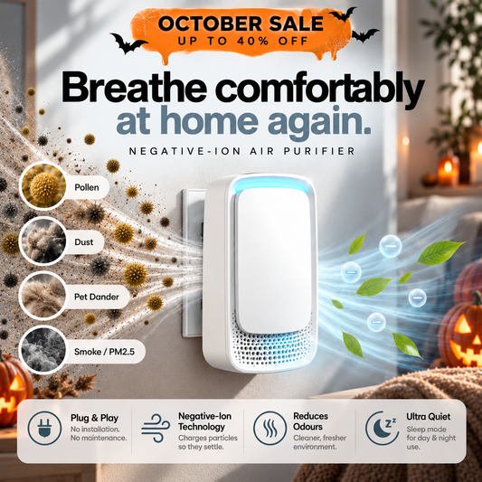 Air Purifier with Negative Ionizer
